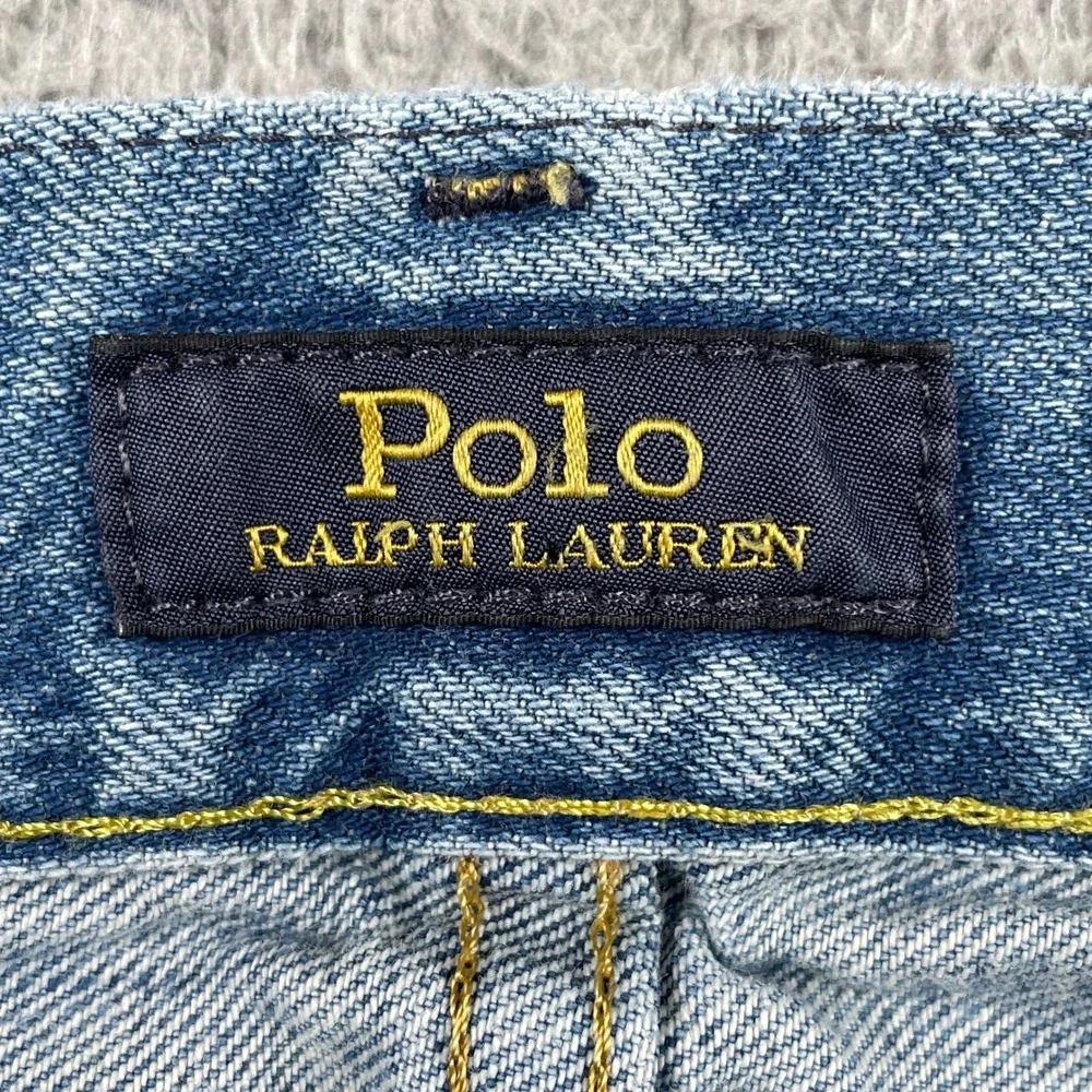 Polo Ralph Lauren Jeans Mens 34/34 Blue Varick Slim Straight Denim Pants